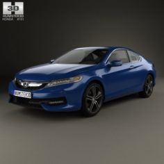 Honda Accord oupe Touring 2016 3D Model
