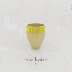Topal Vase V.1 3D Print Model