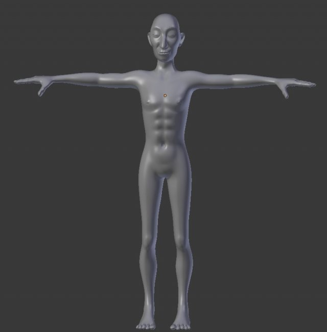 Cartoon stylized man 3D Model
