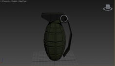 Grenade by Rayzer Free 3D Model