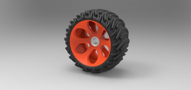 Offroad wheel Free 3D Model