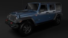 Jeep Wrangler Unlimited Rubicon Recon JK 2017 3D Model