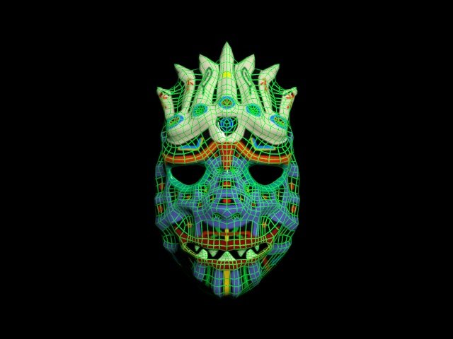 Mask of shaman 3D Model