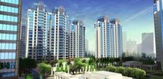 Residential towers 3D Model
