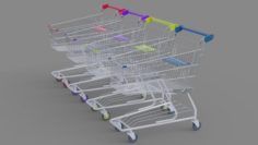 Shopping Cart 1 3D Model
