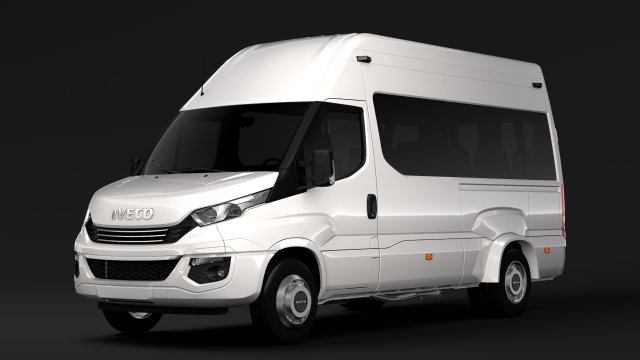 Iveco Daily Minibus L3H3 2017 3D Model