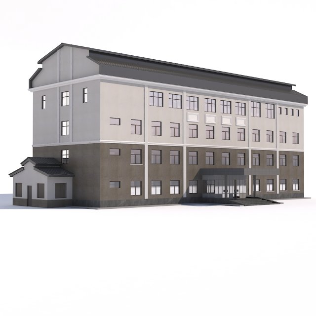 Administrative building 3D Model
