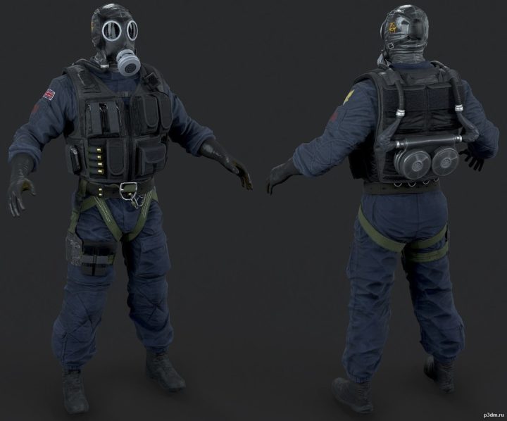 SAS Smoke 3D Model