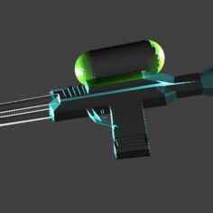 Water Gun						 Free 3D Model