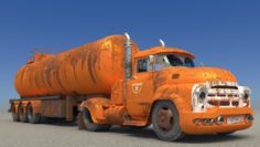 The fuel truck 3D Model