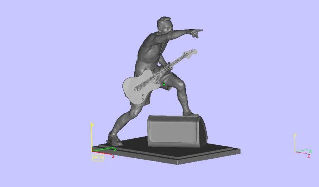 Russian rock musician Leader of the groups Leningrad and Ruble 3D Model