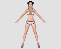Sexy Bikini Girl 09 3D Model