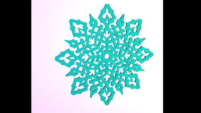 Snowflake 3D Model