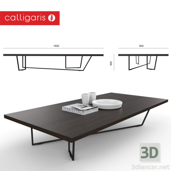 3D-Model 
Coffee table Calligaris model LOW-T