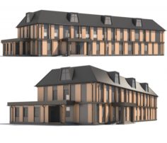 Two-storey municipal building 3D Model