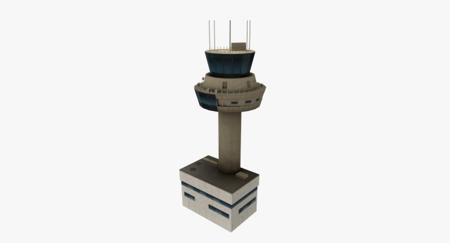 Control Tower 3D Model