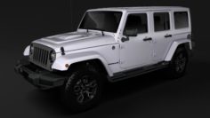 Jeep Wrangler Unlimited Smoky Mountain JK 2017 3D Model