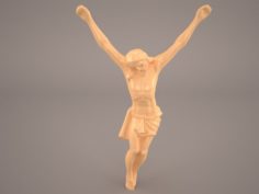 Crucifix High Resolution Model Sculpture-Relief 3D Model