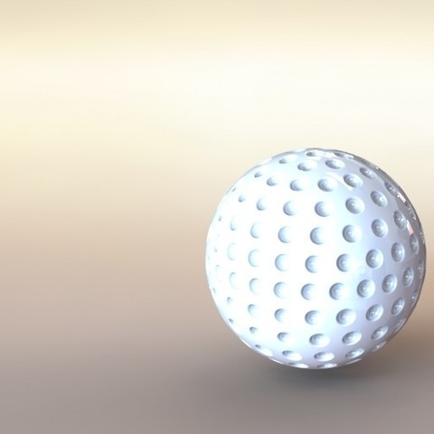 Sports Golf ball 3D Print Model