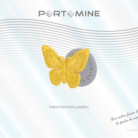 Portomine butterfly hook 3D Print Model