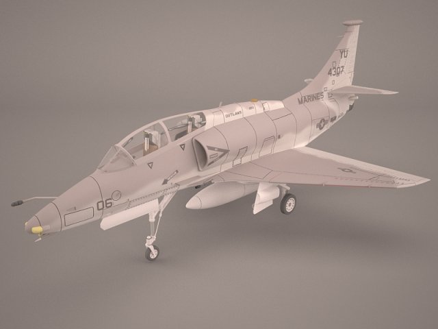 Douglas A-4G Skyhawk RAN 3D Model