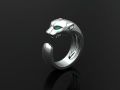 Tiger panthere ring 3D Model