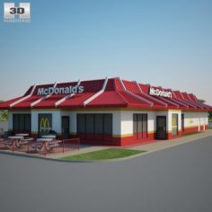 McDonalds Restaurant 03 3D Model