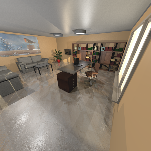 Office Interior 3D Model