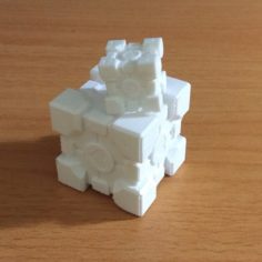Companion Cube 3D Print Model