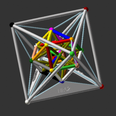 HYPERGRANATOÈDRE (# 3DSPIRIT) Maths Art Design 3D Print Model