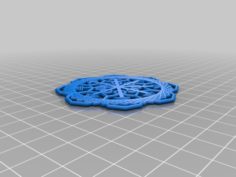 BlocksCADSnowflake 3D Print Model