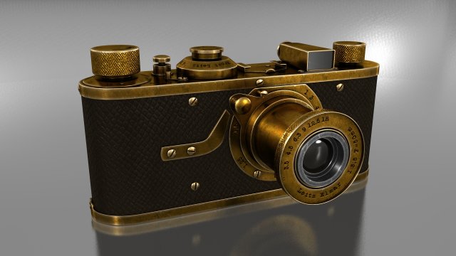 Leica Luxus Camera 3D Model