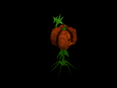 Monster Pumpkin 3D Model