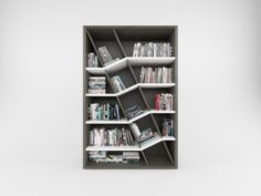 Bookcase by Schwarzmann 3D Model