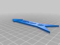 Spinner Arrow with Words 3D Print Model