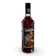 Captain Morgan Jamaica Rum 70cl Bottle 3D Model