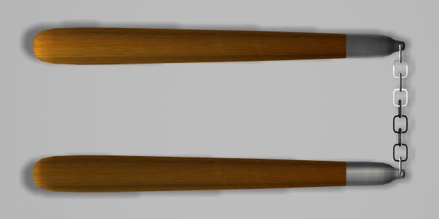 Nunchuck 3D Model