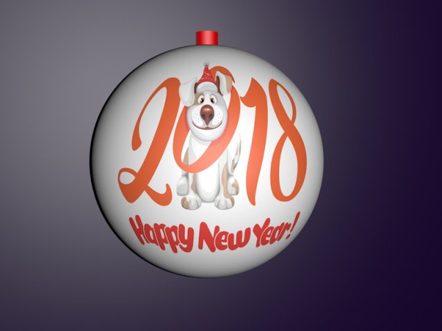 Christmas ball Free 3D Model