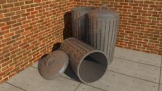 Trash can Free 3D Model
