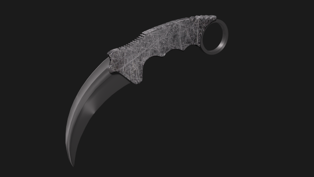 Knife-karambit 3D Model