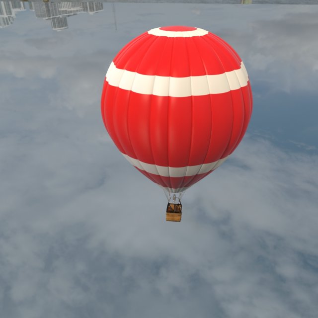 Balloon Hot Air 3D Model