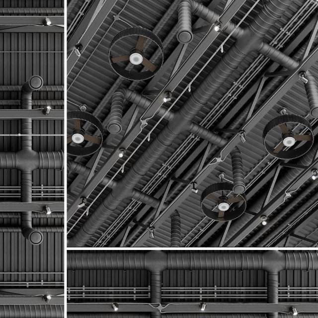 Ceiling ventilation 2 3D Model