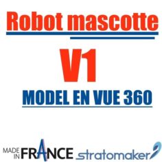 Stratomaker V1 Mascot Robot 3D Print Model