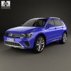 Volkswagen Tiguan GTE 2015 3D Model