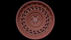 Rotiform CBU Wheel Mid Poly 3D Model
