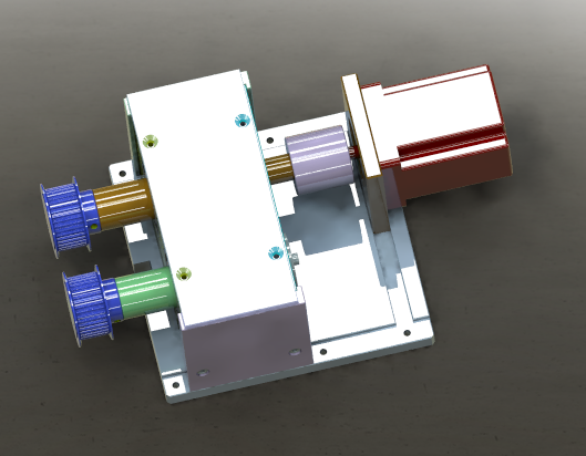 Gear drive module 3D Model