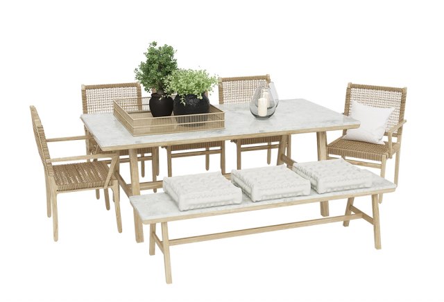 Outdoor furnitures 02 3D Model