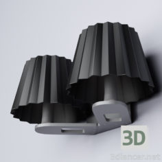 3D-Model 
# Sconces, floor lamps Butler