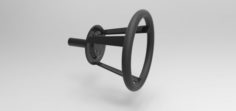Stearing wheel 2 3D Model