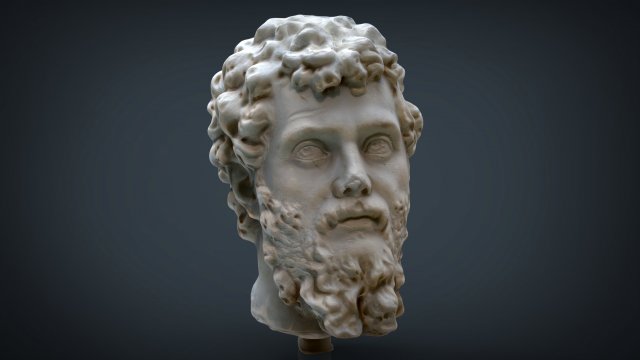 Septimius Severus Bust 3D Model